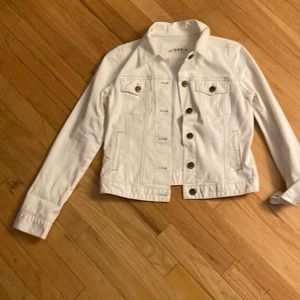Gap White Jean Jacket